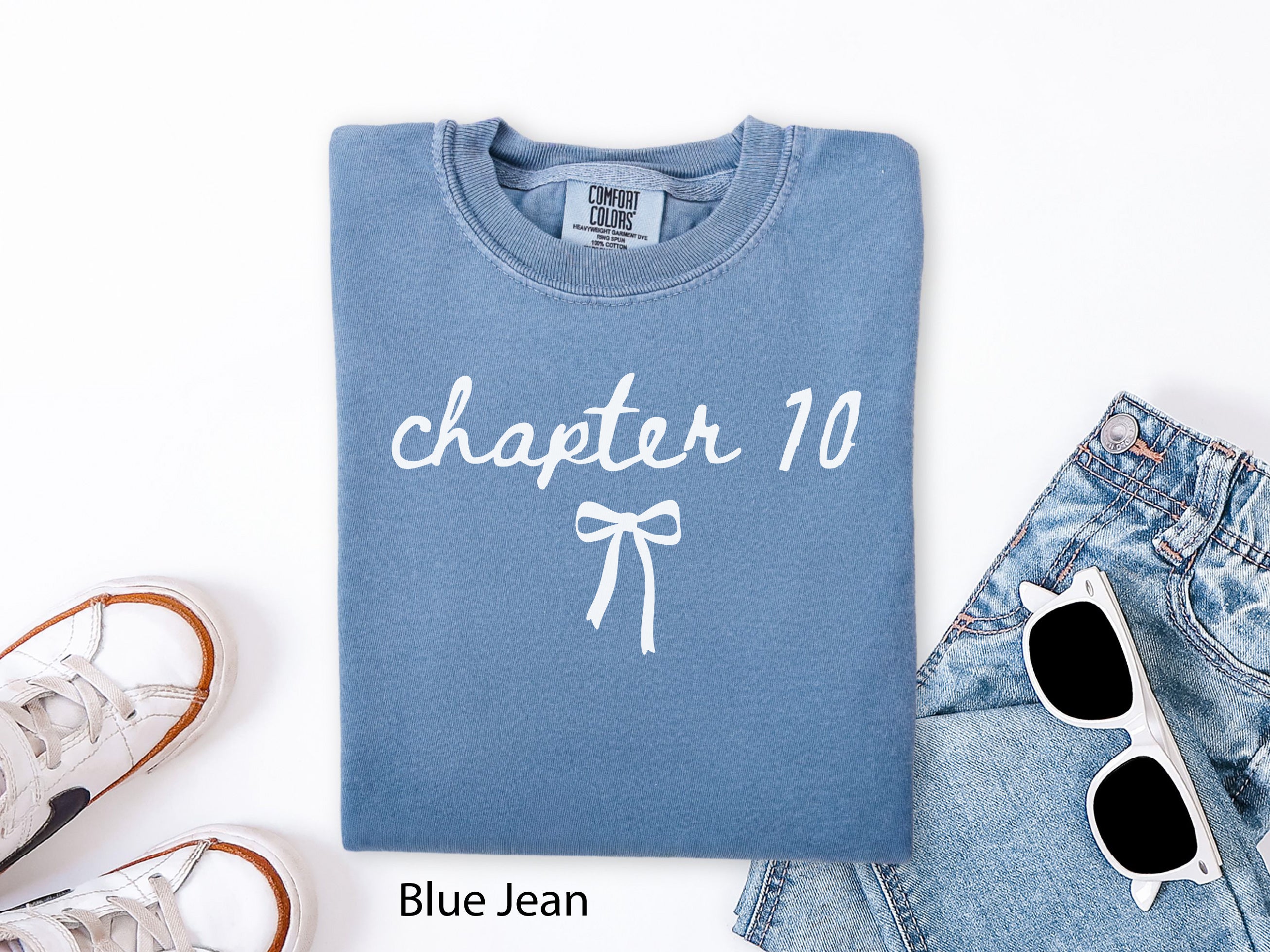 Chapter 10 Birthday Sweatshirt Cute Bow Aesthetic Birthday Crewneck