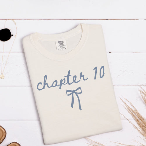 Violet Chapter 10 birthday sweatshirt purple cute bow graphic girls birthday crewneck